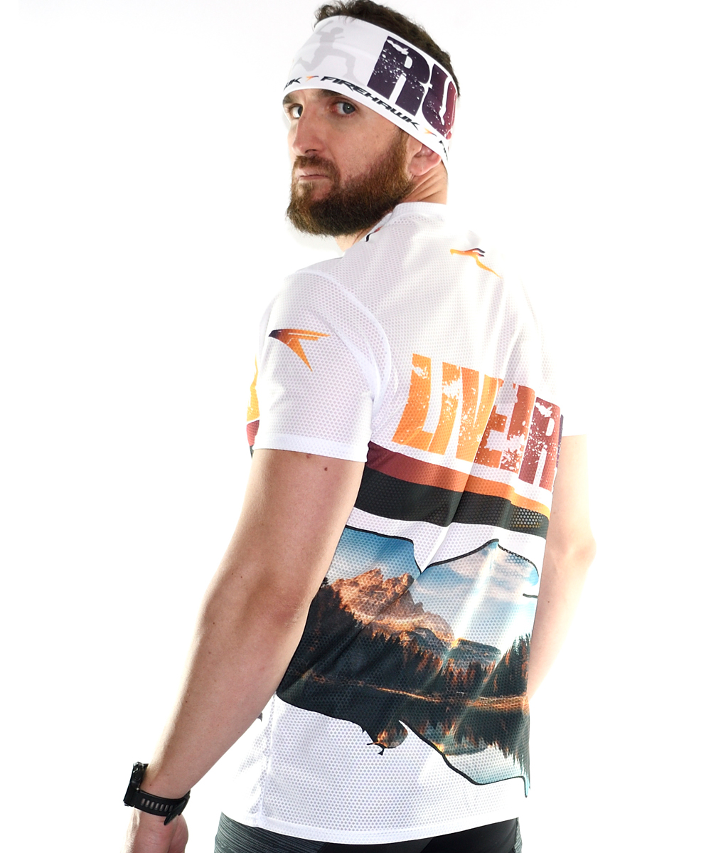 Firehawkwear ® Camiseta Trail running Hombre # Only Run