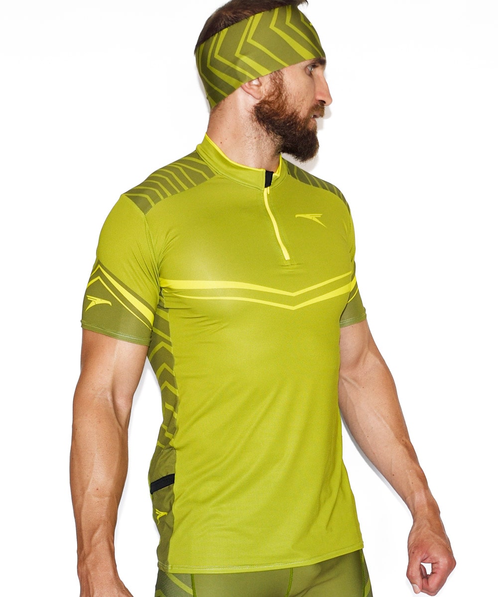 Firehawkwear ® Camiseta Trail running Hombre #Tomàquet