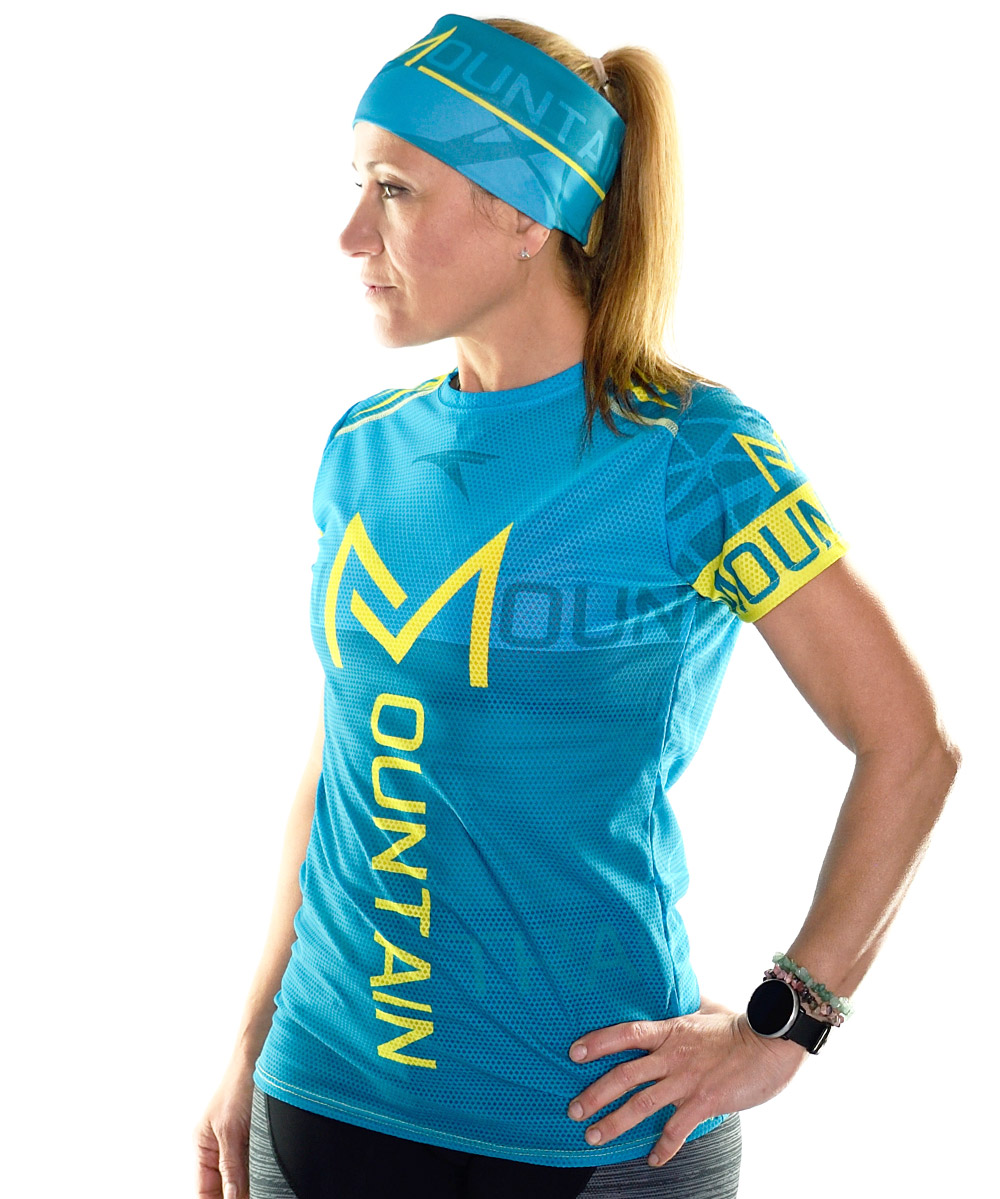 Camiseta Trail Running Mujer # Mountain Coral