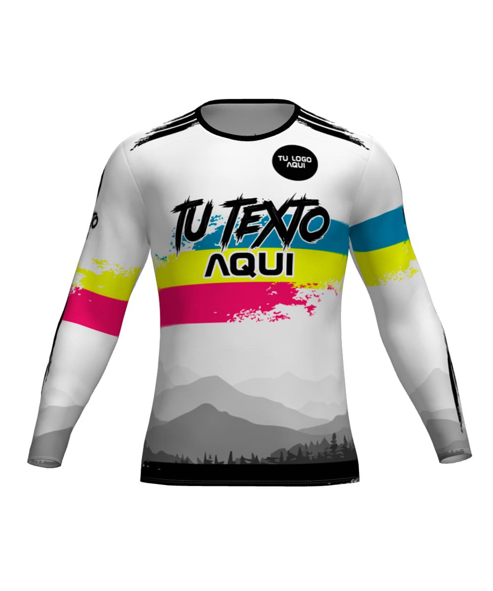 Camiseta M.Larga Trail Running Personalizada # Diseño 34