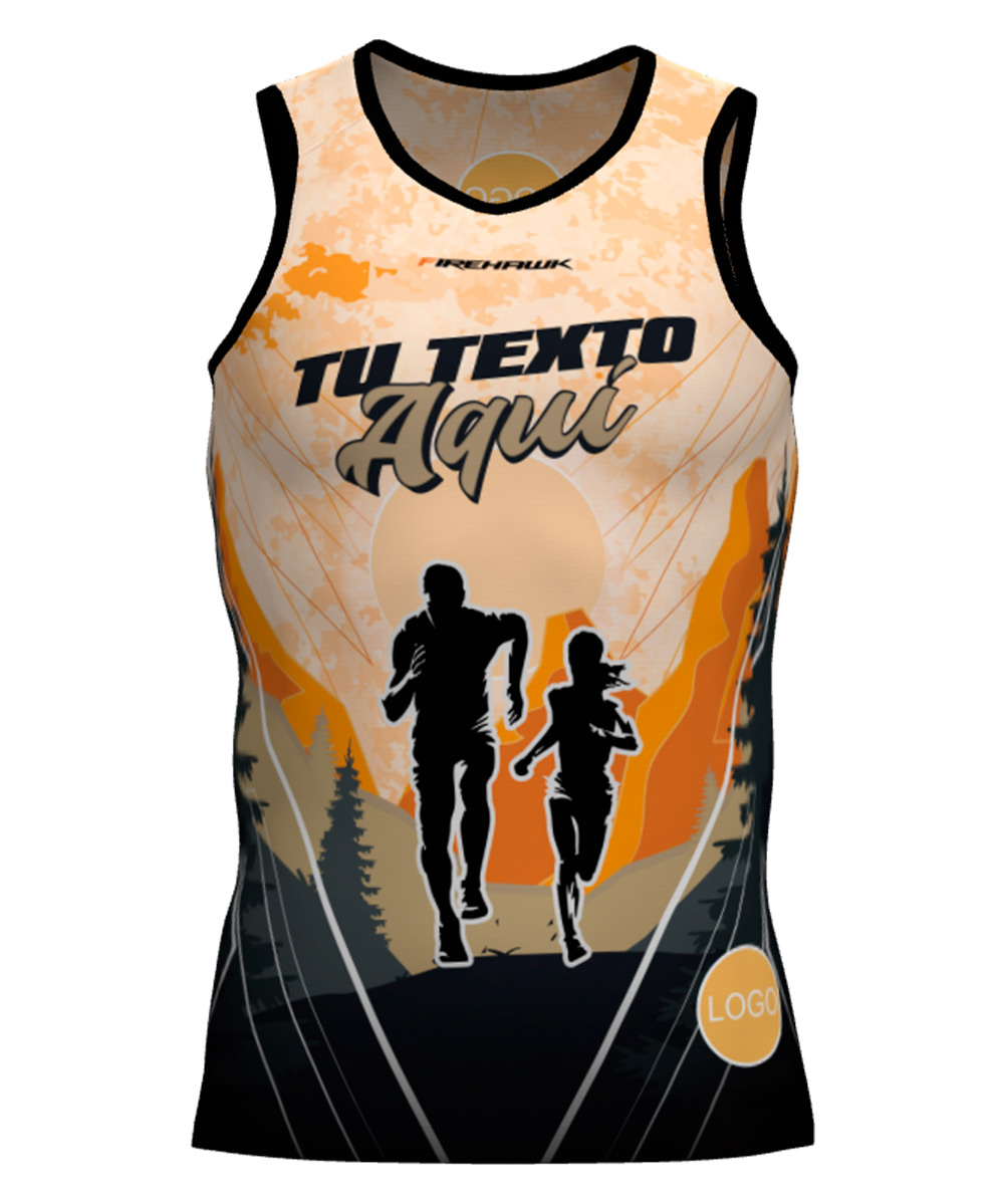 Camiseta Tirantes Trail Running Personalizada # Diseño 46