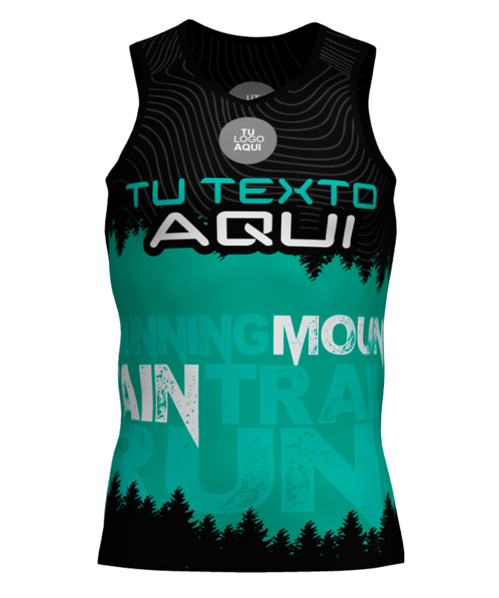 Camiseta Tirantes Trail Running Personalizada # Diseño 51