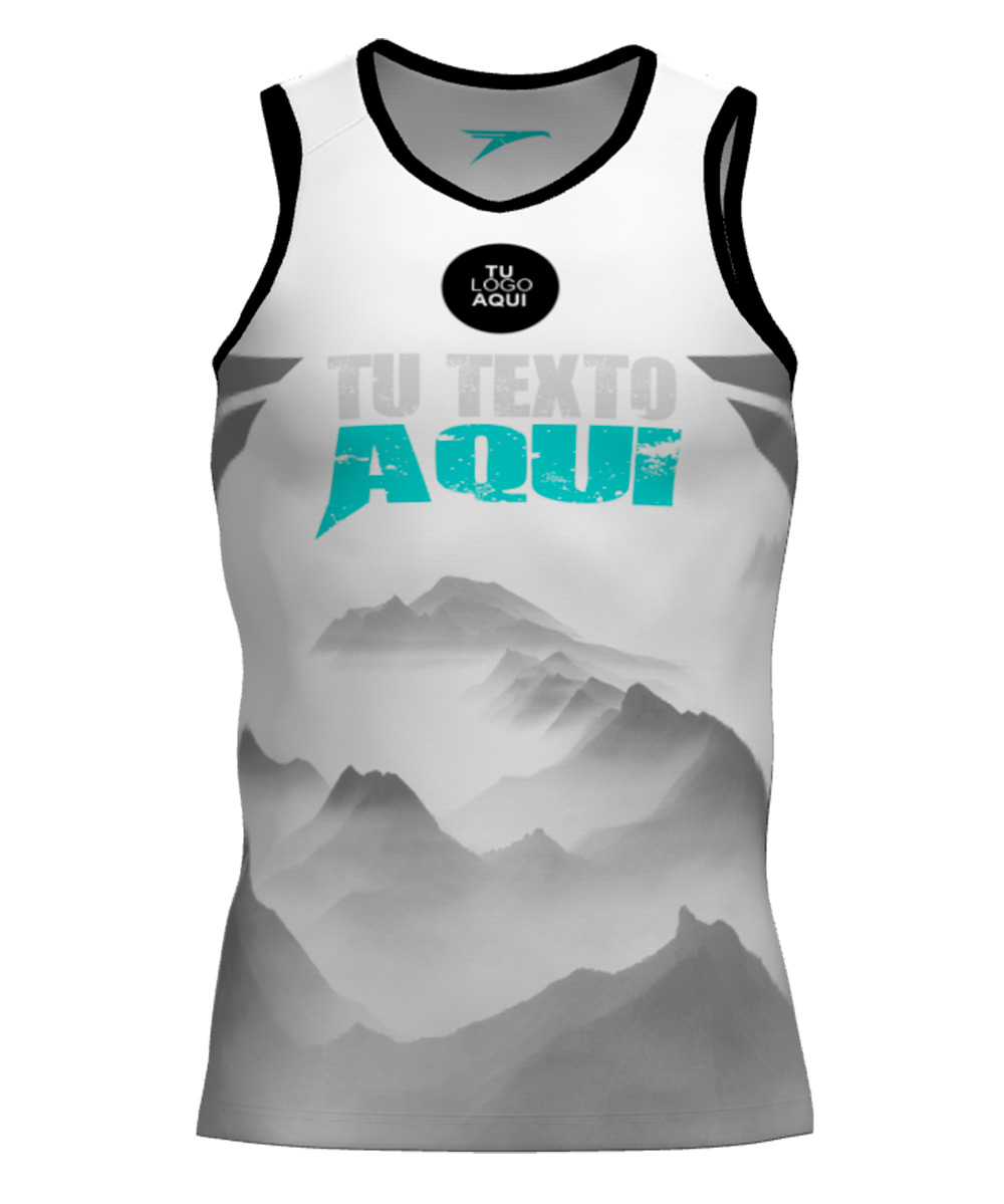 Camiseta Tirantes Trail Running Personalizada # Diseño 53