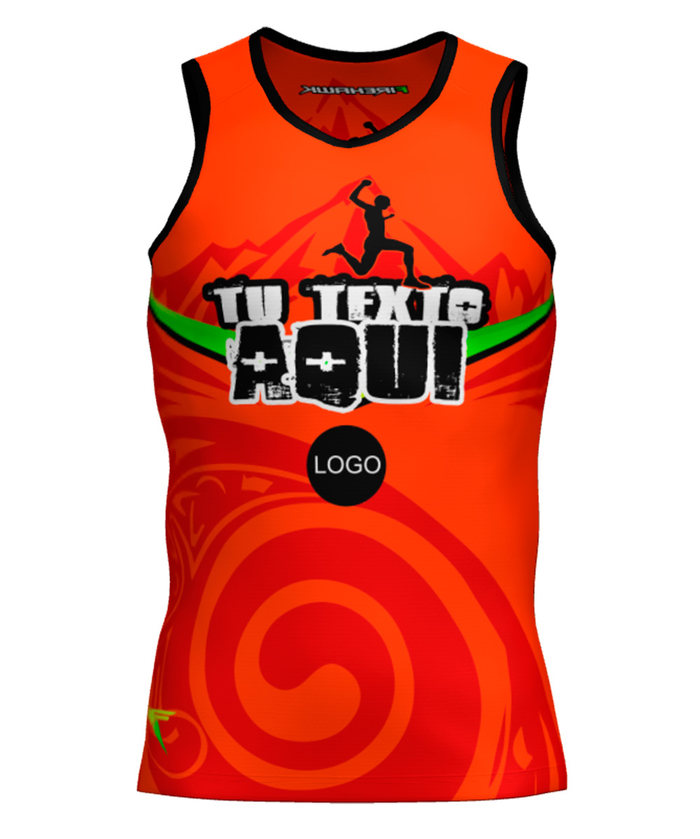 Camiseta Tirantes Trail Running Personalizada # Diseño 54