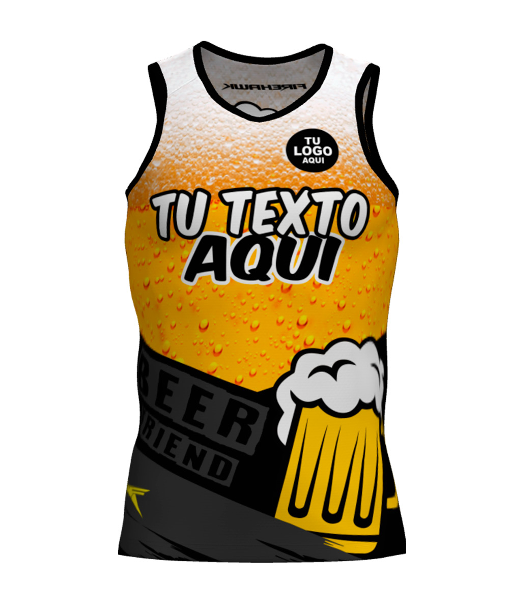 Camiseta Tirantes Trail Running Personalizada # Diseño 28