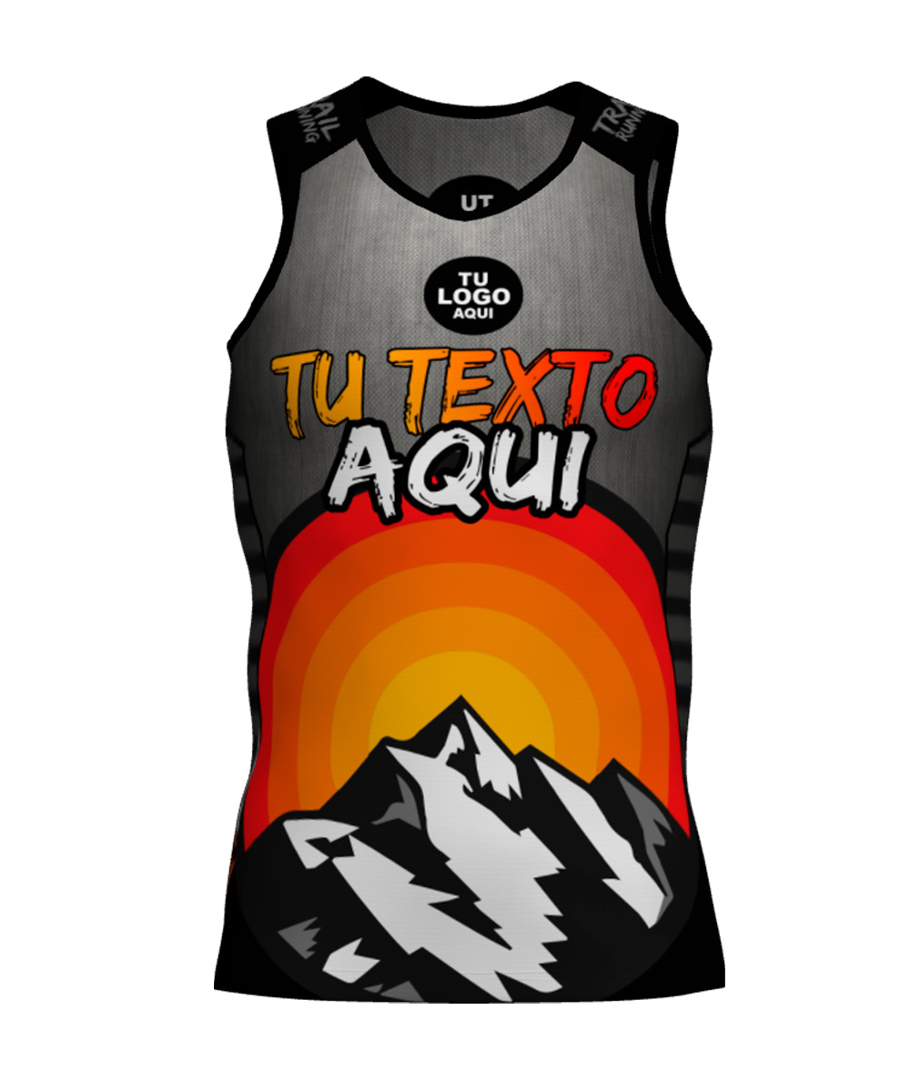 Camiseta Tirantes Trail Running Personalizada # Diseño 29