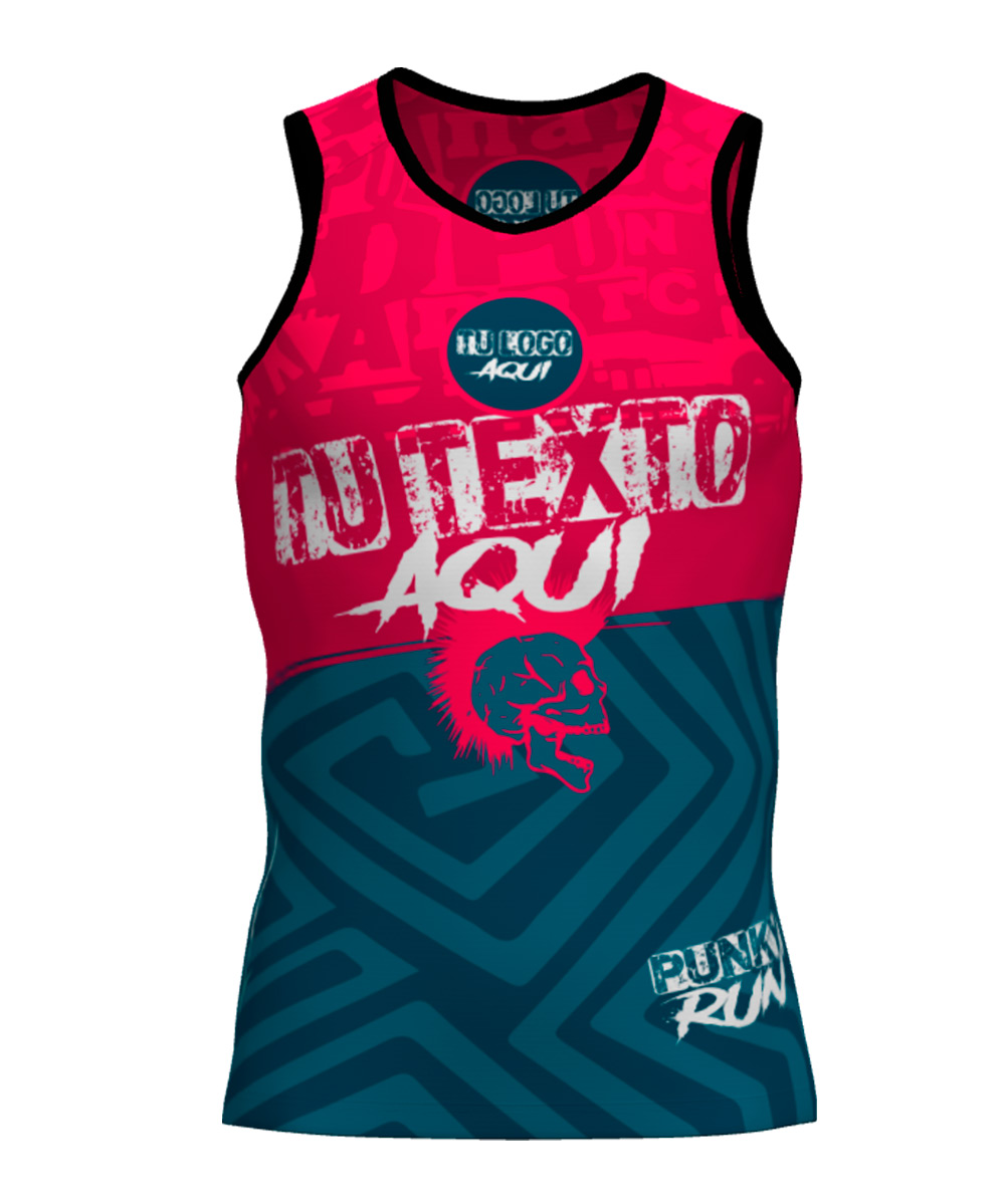 Camiseta Tirantes Trail Running Personalizada # Diseño 39