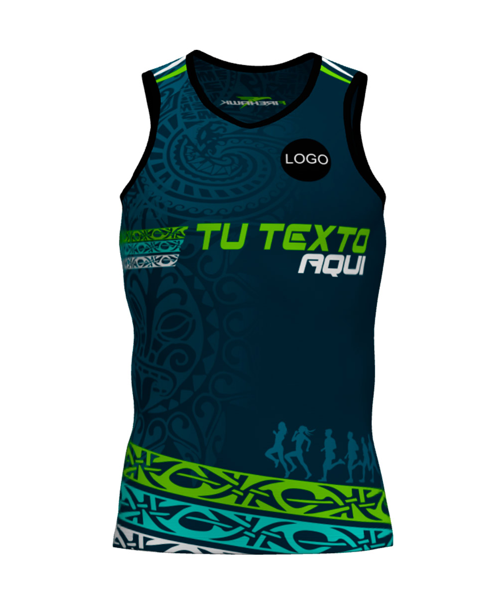 Camiseta Tirantes Trail Running Personalizada # Diseño 15