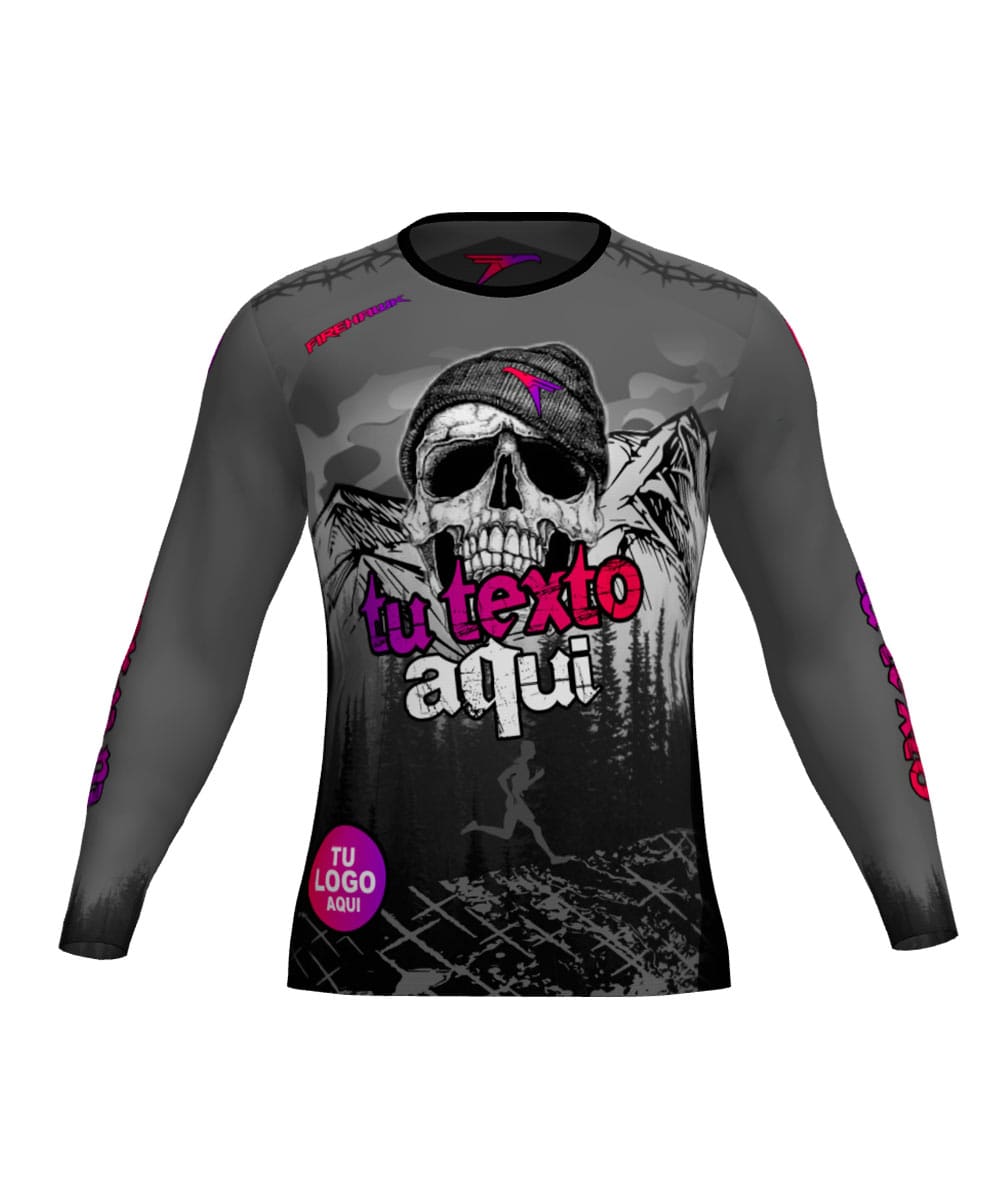 Camiseta M.Larga Trail Running Personalizada # Diseño 31