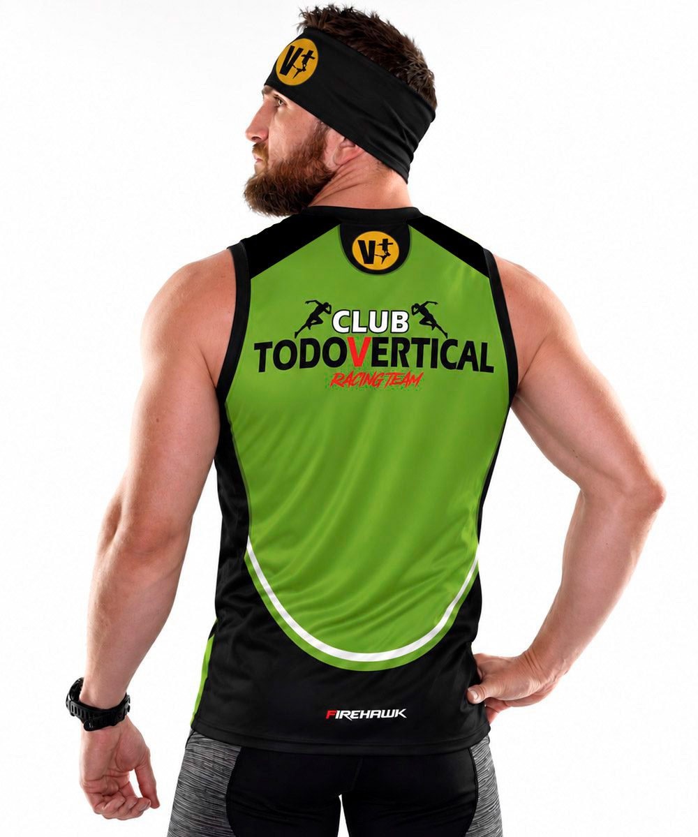 Camiseta Trail Running Sin Mangas # Club Todovertical - Imagen 3