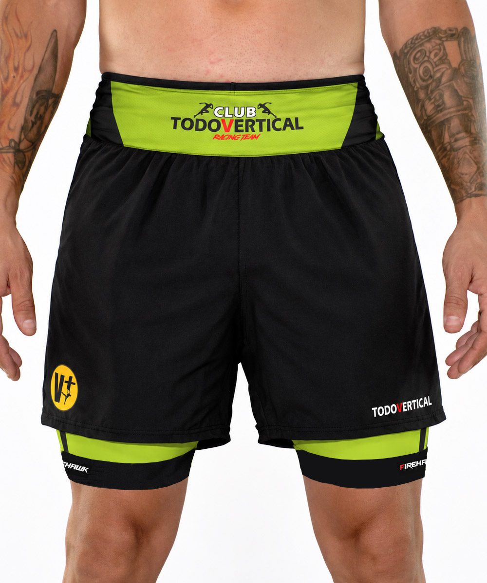 Pantalon trail unisex con malla # Club Todovertical